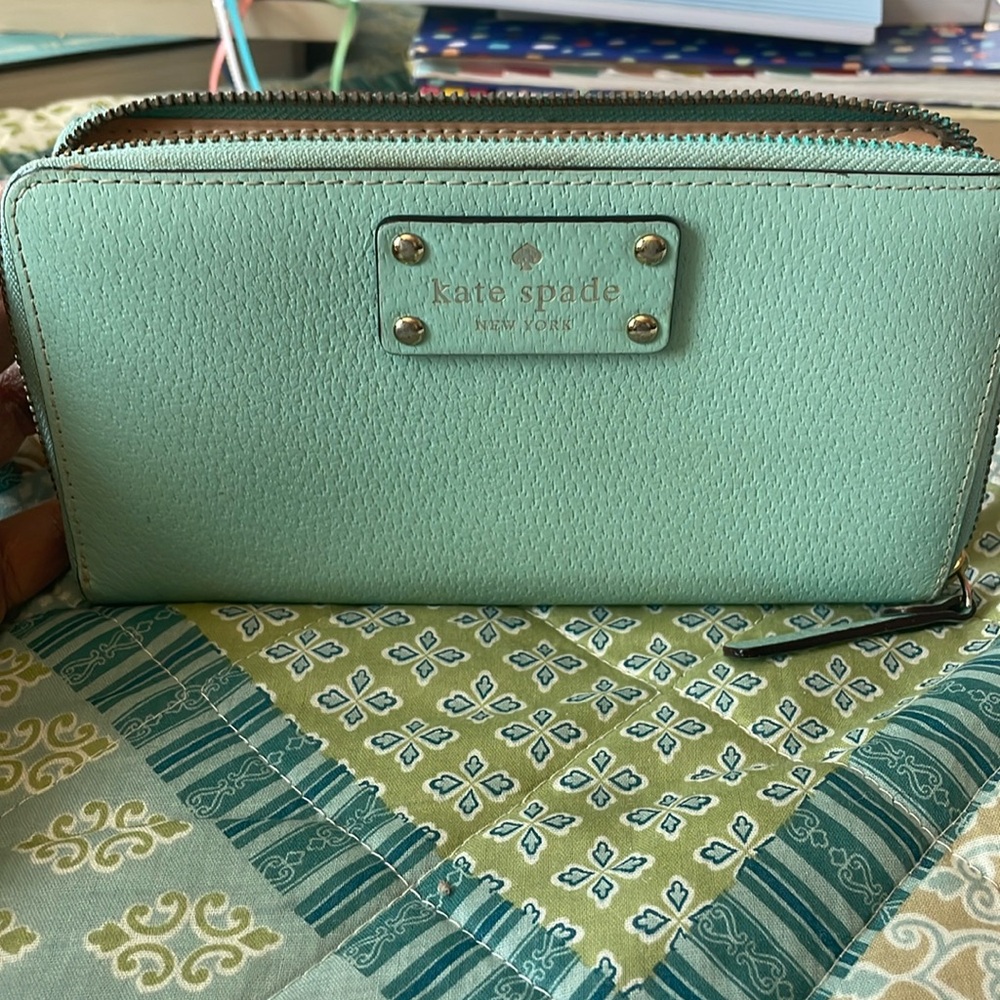Blue Kate Spade wallet